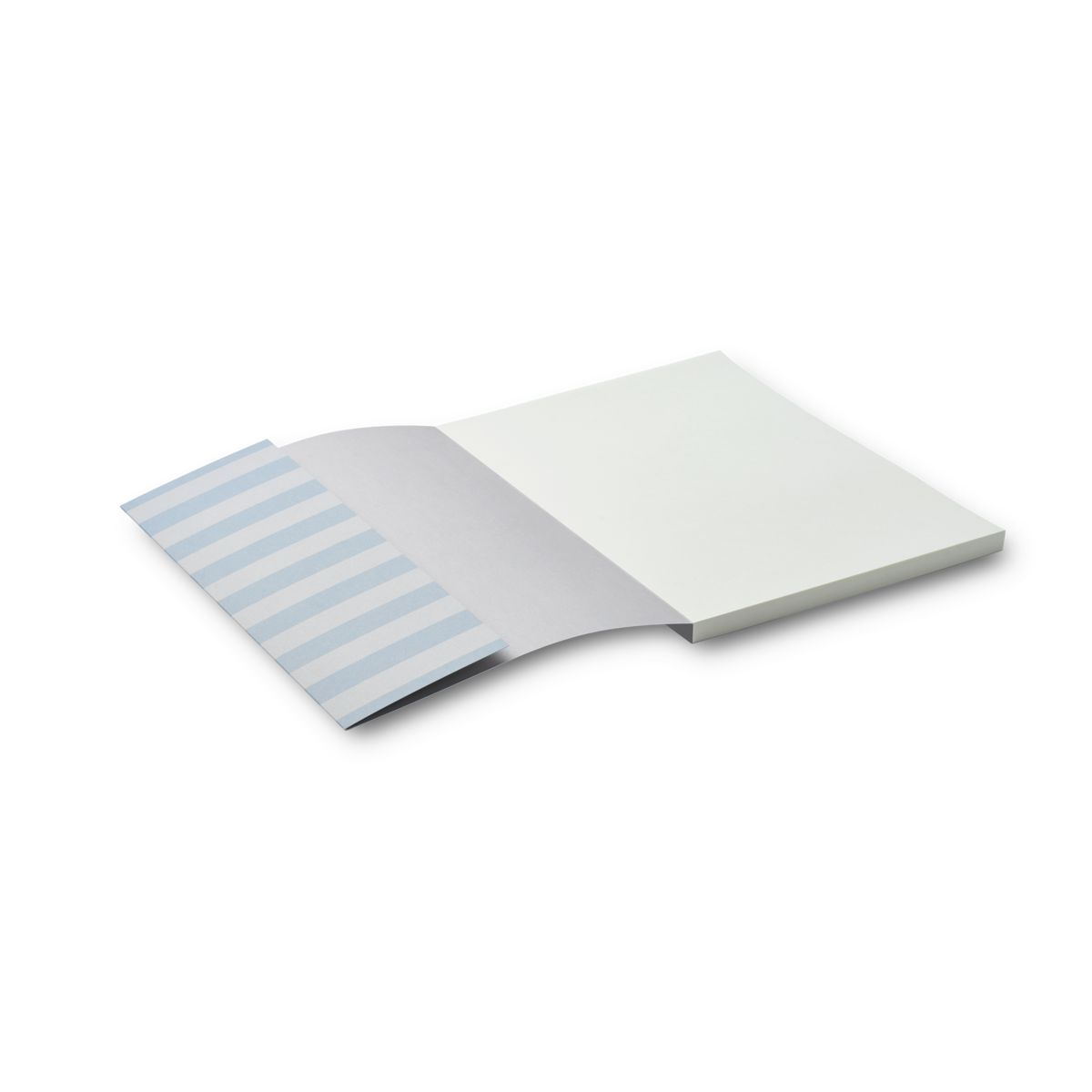 LIEWOOD Jae notesbog medium - Stripe Sea blue / Sandy - Notesbog