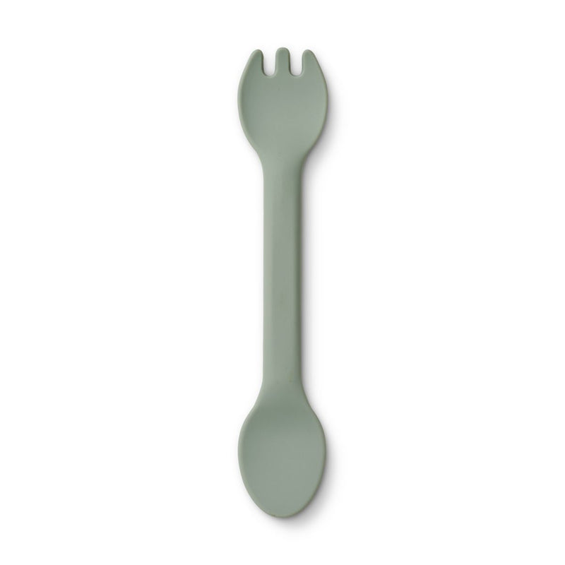 LIEWOOD Jan silikonespork 4-pak - Faune green multi mix - Bestik