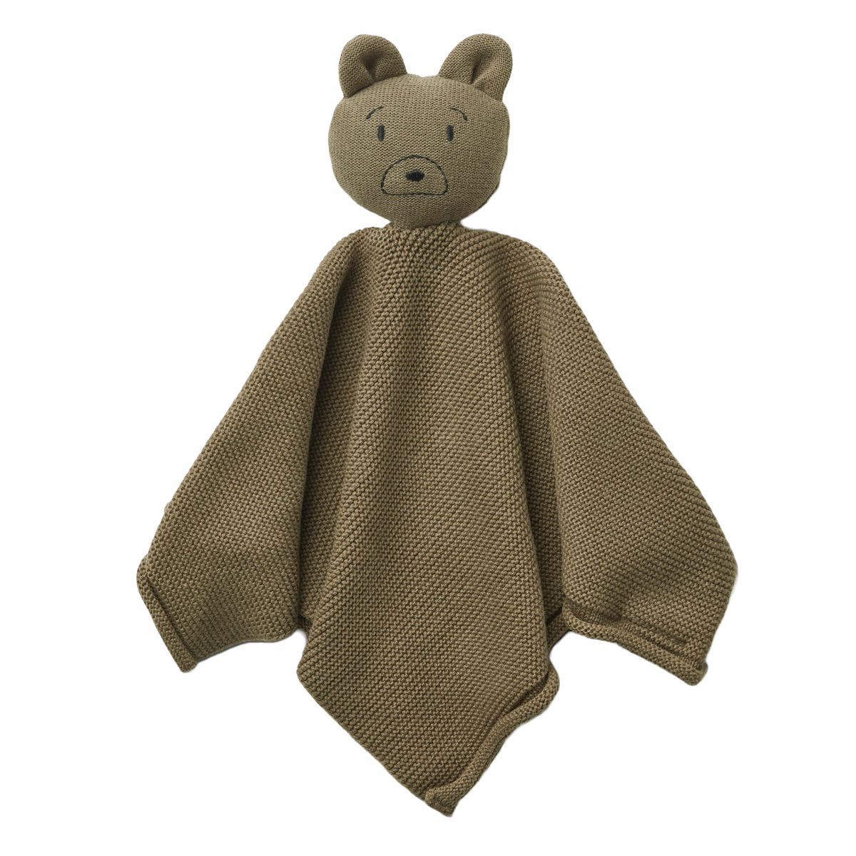 LIEWOOD Milo strikket nusseklud - Mr bear khaki - Nusseklud