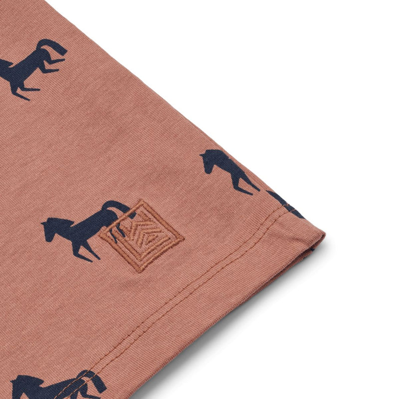 LIEWOOD Apia T-shirt ss - Horses / Dark rosetta - T-shirt