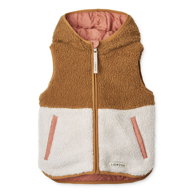 LIEWOOD Diana vendbar vest - Tuscany rose mix - Vest