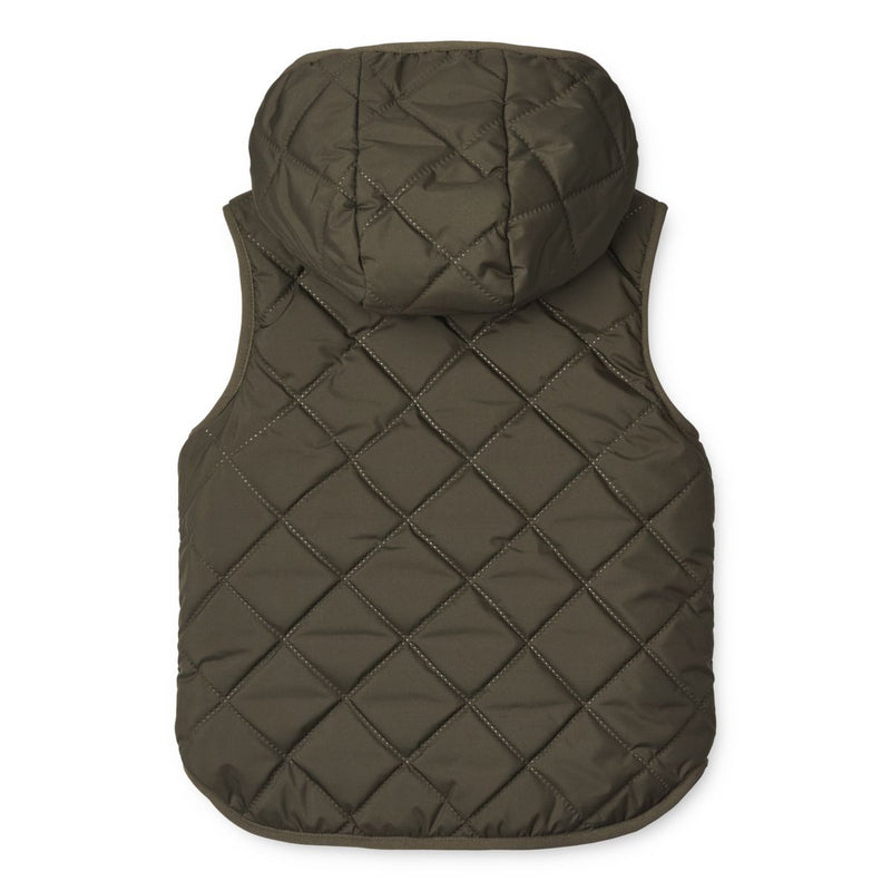 LIEWOOD Diana vendbar vest - Army brown mix - Vest