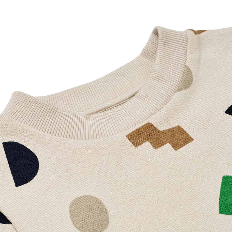 LIEWOOD Thora Sweatshirt Med Print - Graphic alphabet / Sandy - Sweatshirts
