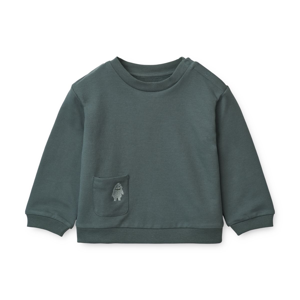 LIEWOOD Lucio babysweatshirt - Whale blue - Sweatshirts