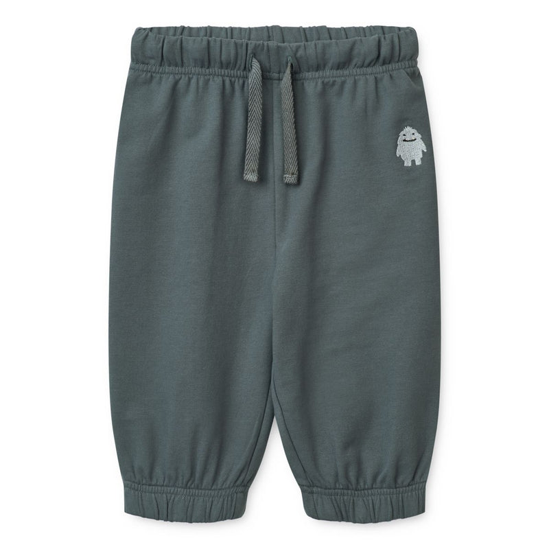 LIEWOOD Pedro babysweatpants - Whale blue - Joggingbukser