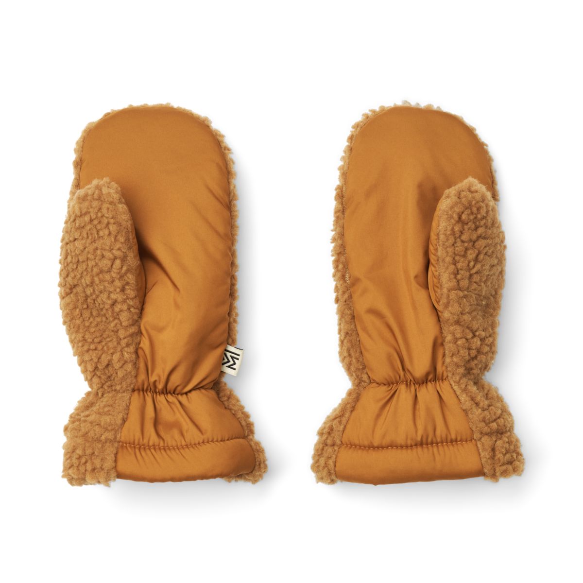 Grethe Fleecehandsker - Golden caramel