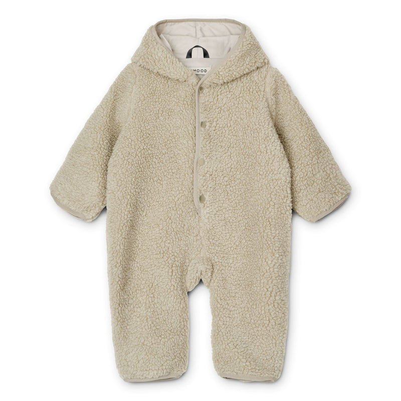 LIEWOOD Fraser babyjumpsuit i fleece - Mist - 