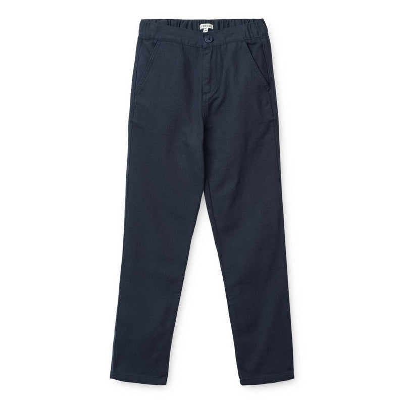 LIEWOOD Bergamote bukser i børstet twill - Classic navy - Bukser