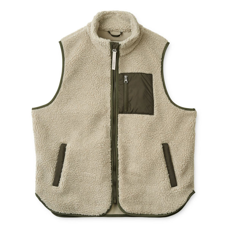 LIEWOOD Viola Pilevest Til Voksne
 - Mist / Army brown - Vest