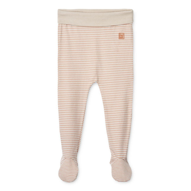 LIEWOOD Facu leggings, stribede - Y/D Stripe Sandy / Tuscany rose - Leggings