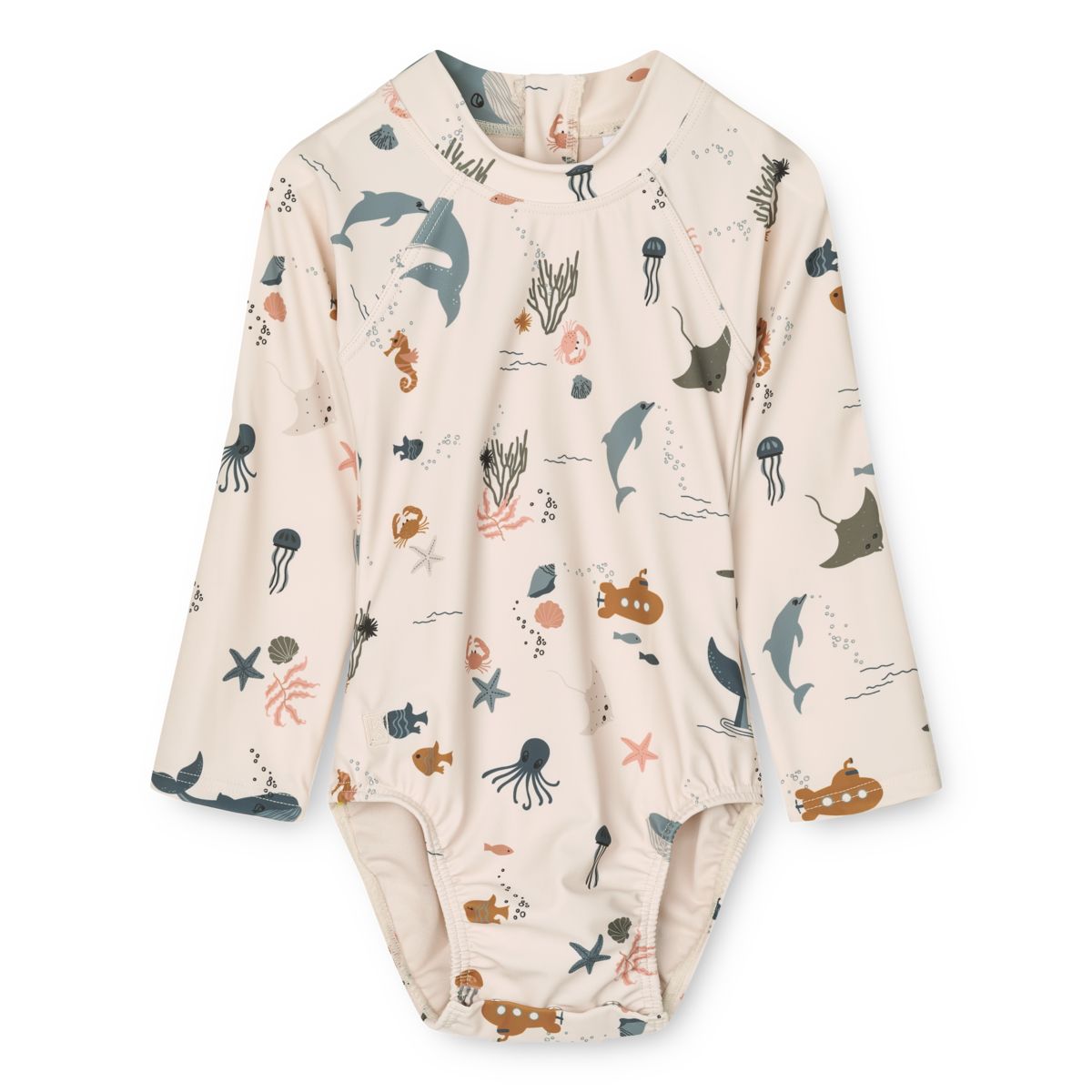 LIEWOOD Maxime babybadedragt - Sea creature / Sandy - Badedragt