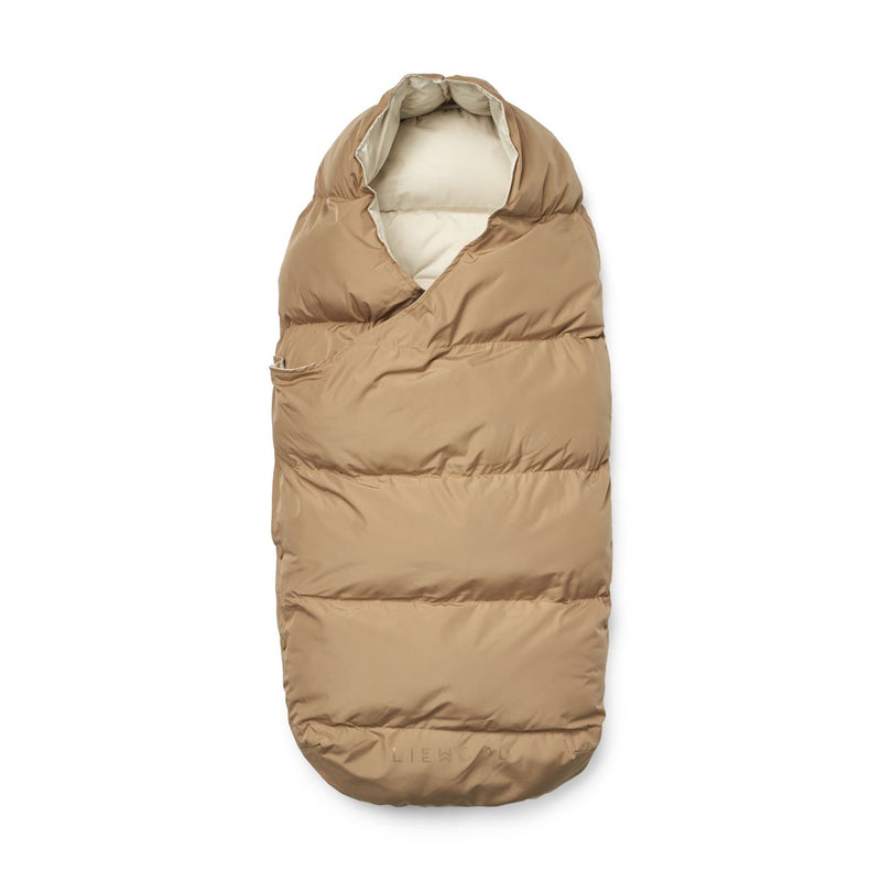 LIEWOOD Orion kørepose 2.5 Tog - Oat - Sovepose