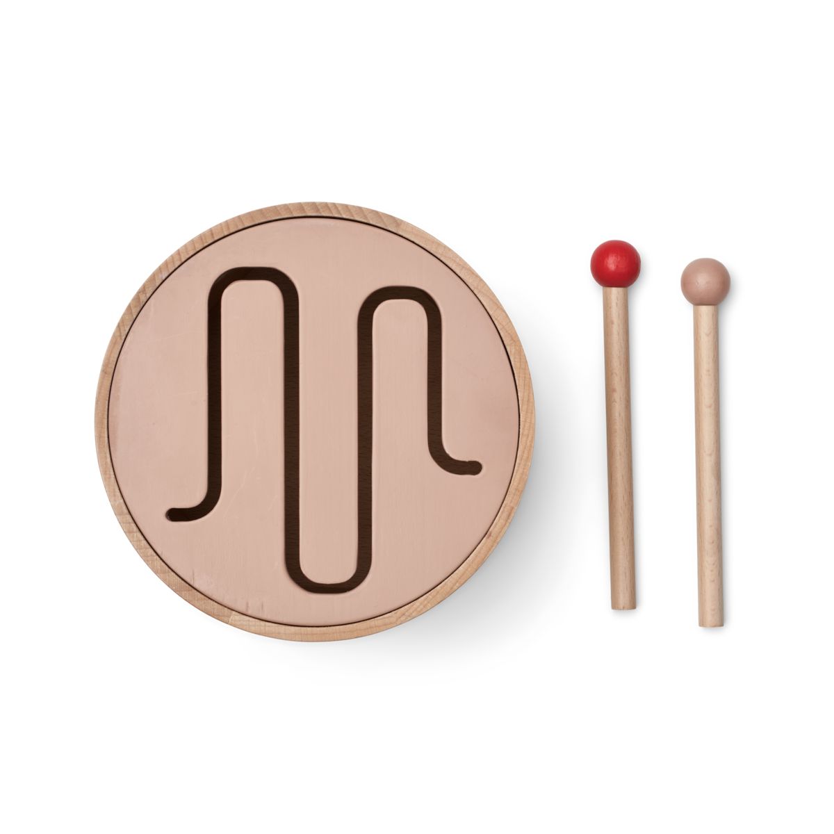 LIEWOOD Pete tromme - Tuscany rose / apple red mix - Musikinstrument