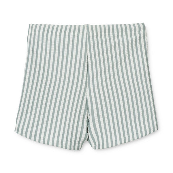 LIEWOOD Otto badebukser - Y/D stripe: Sea blue/white - Badebukser