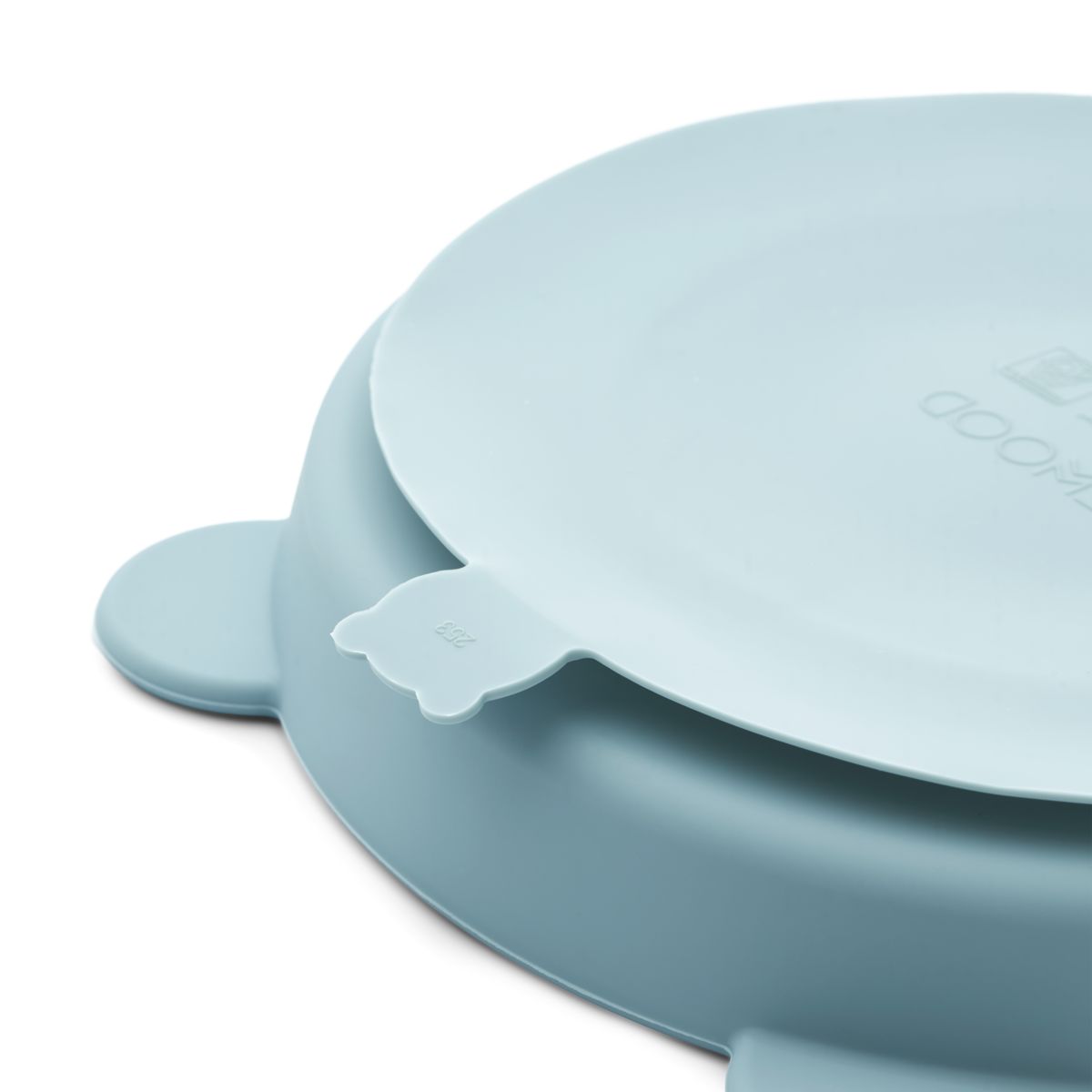 LIEWOOD Stacy Skridsikker Tallerken 2-Pak - Sea blue / Whale blue - Tallerken