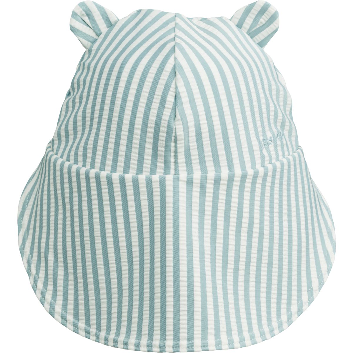 LIEWOOD Senia bæk og bølge solhat - Y/D stripe: Sea blue/white - BADEHÆTTE