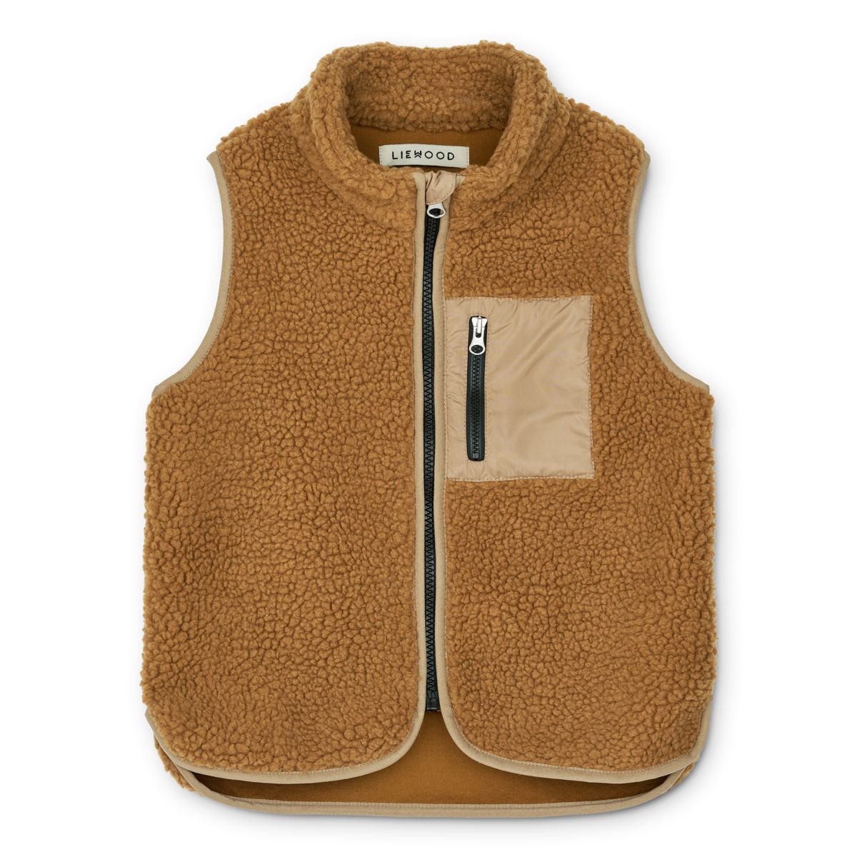 LIEWOOD VADA Fleecevest - Golden caramel / Oat mix - Vest