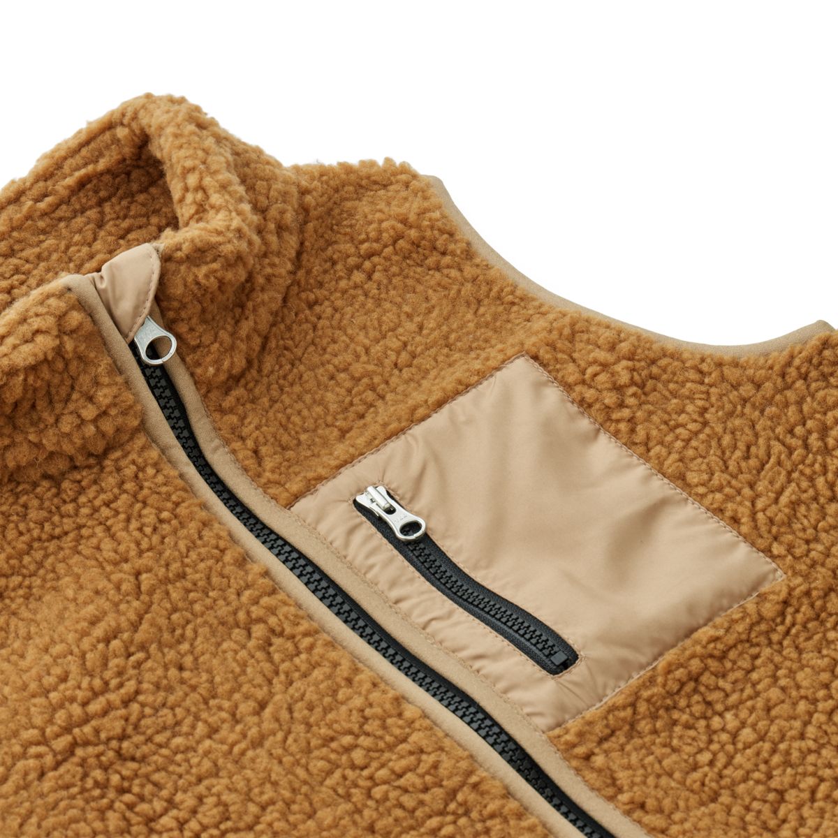 LIEWOOD VADA Fleecevest - Golden caramel / Oat mix - Vest