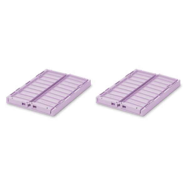 LIEWOOD Weston lille opbevaringskasse 2-pak - Light lavender - Opbevaringskasser