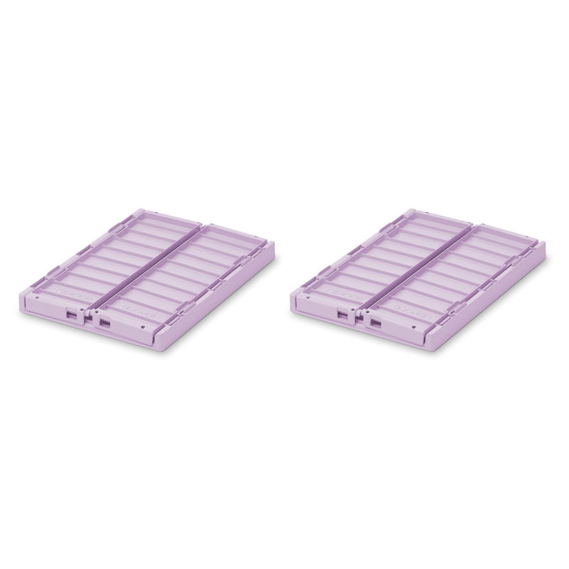 LIEWOOD Weston lille opbevaringskasse 2-pak - Light lavender - Opbevaringskasser