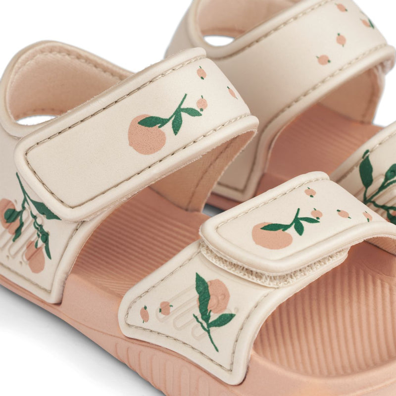 Blumer sandaler - Peach / Sea shell