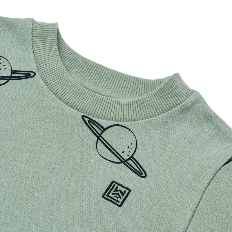 LIEWOOD Thora trøje - Planets / Peppermint - Sweatshirts