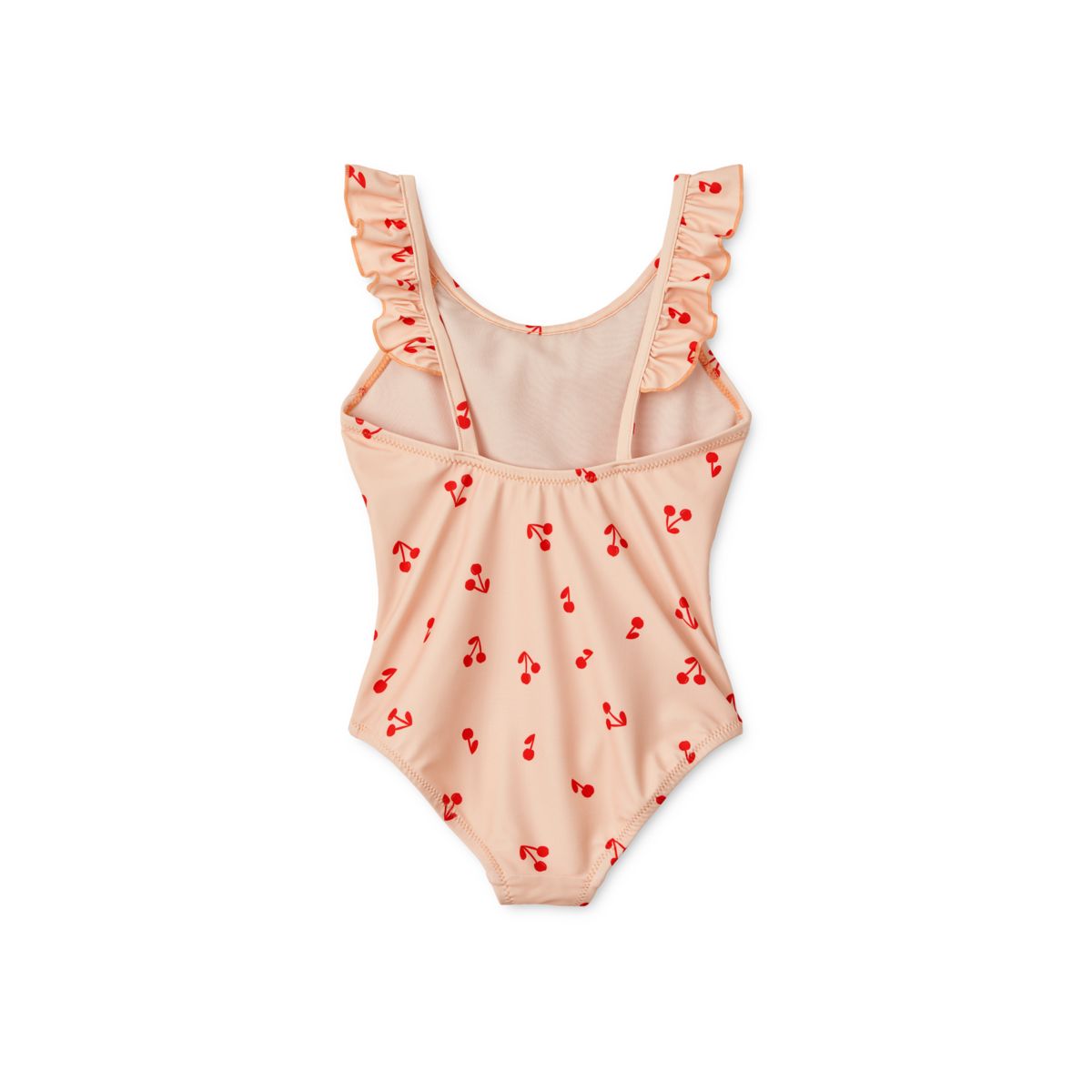 LIEWOOD Kallie Badedragt Med Print Og Flæse - Cherries / Apple blossom - Badedragt