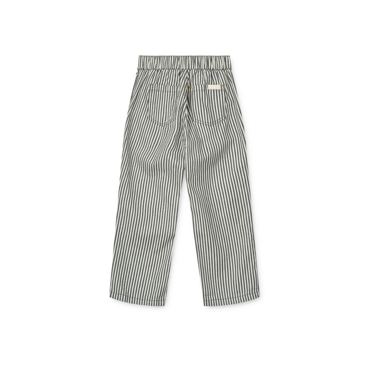 LIEWOOD Harald Stribede Bukser I Bomuld - Y/D Stripe Whale Blue / Creme de la Creme - Bukser