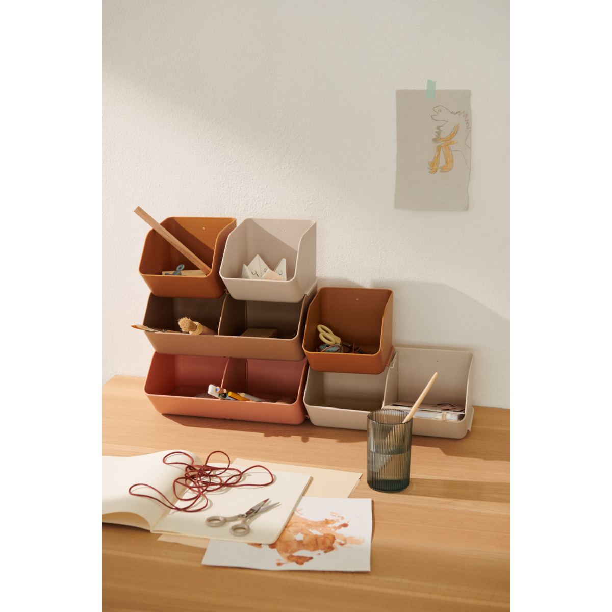 LIEWOOD Rosemary opbevaringskasse Medium - Tuscany rose - Blyantsholder