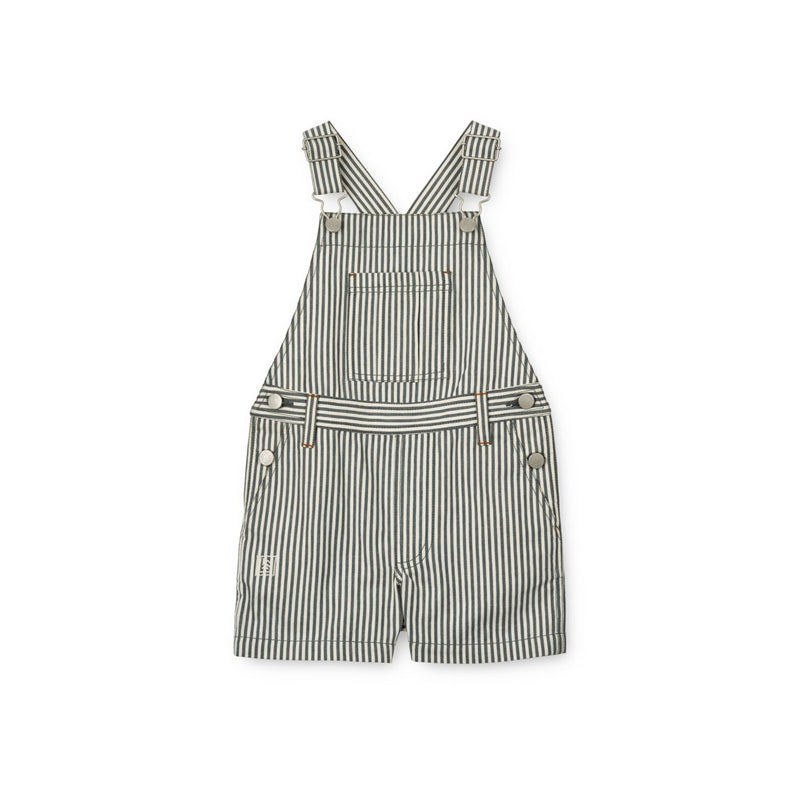 LIEWOOD Venedict Korte Smækbukser med striber - Y/D Stripe Whale Blue / Creme de la Creme - Overalls