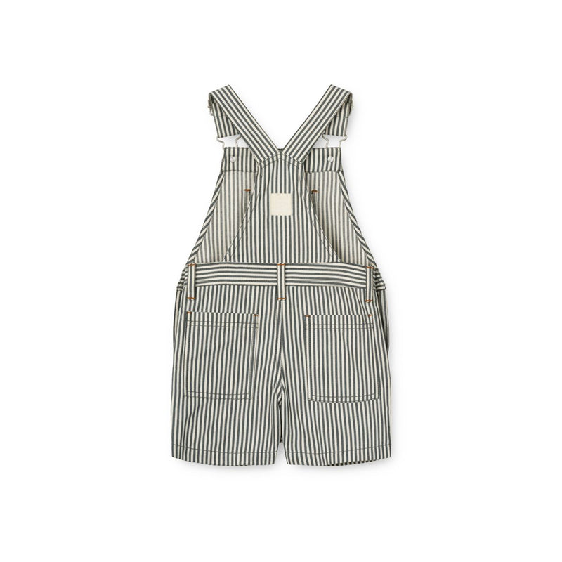 LIEWOOD Venedict Korte Smækbukser med striber - Y/D Stripe Whale Blue / Creme de la Creme - Overalls