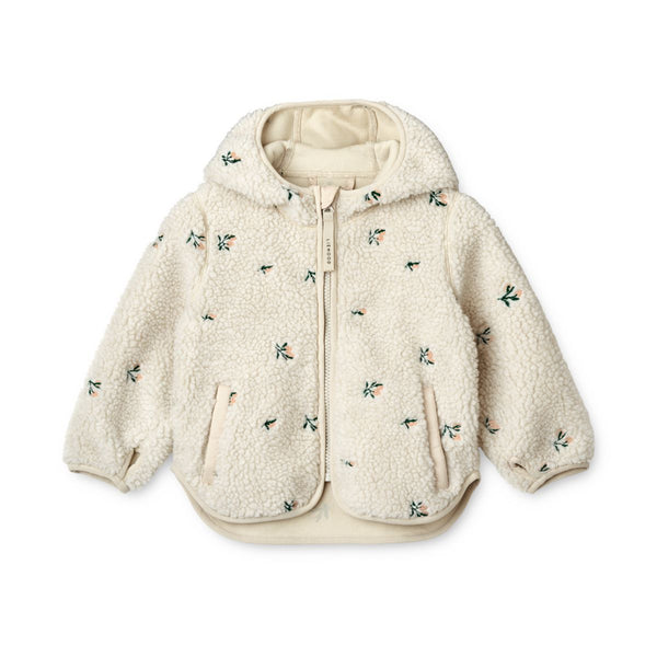 LIEWOOD MARA Fleecejakke Med Ører - Peach / Sandy Embroidery - Jakker
