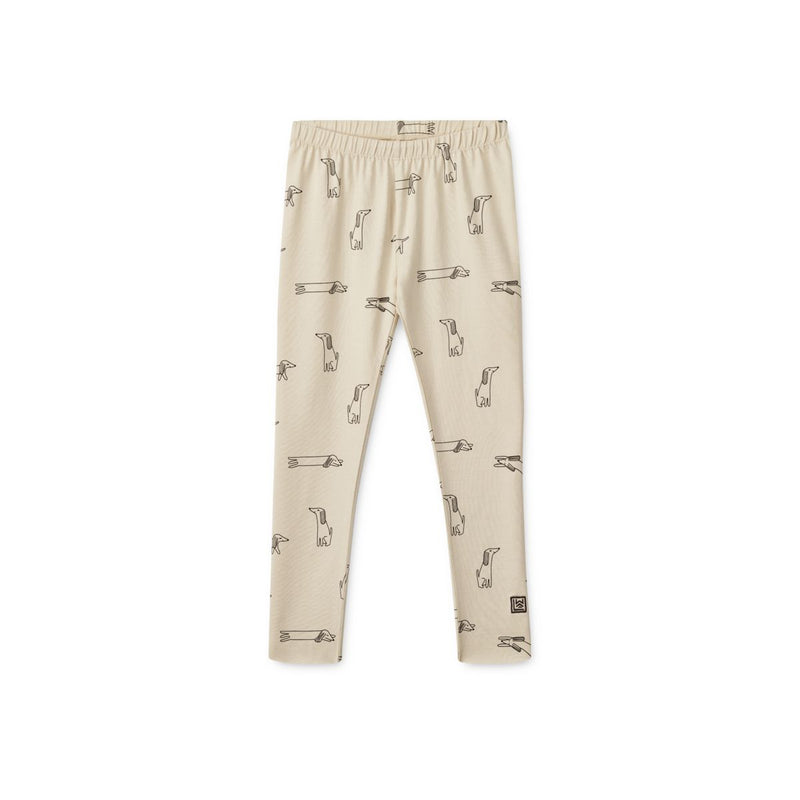 LIEWOOD Marie Leggings Med Print - Dog / Sandy - Leggings