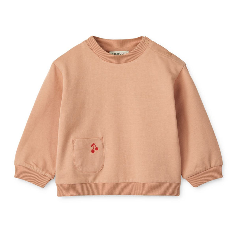 LIEWOOD Lucio babysweatshirt - Pale tuscany - Sweatshirts