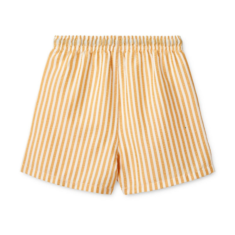 LIEWOOD Duke Stribede Badeshorts - Y/D stripe Yellow Mellow/ Creme de la creme - Badeshorts