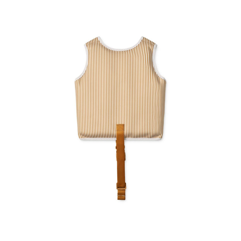 LIEWOOD Dove Badevest - Stripe: Sandy/golden caramel - Svømmevest