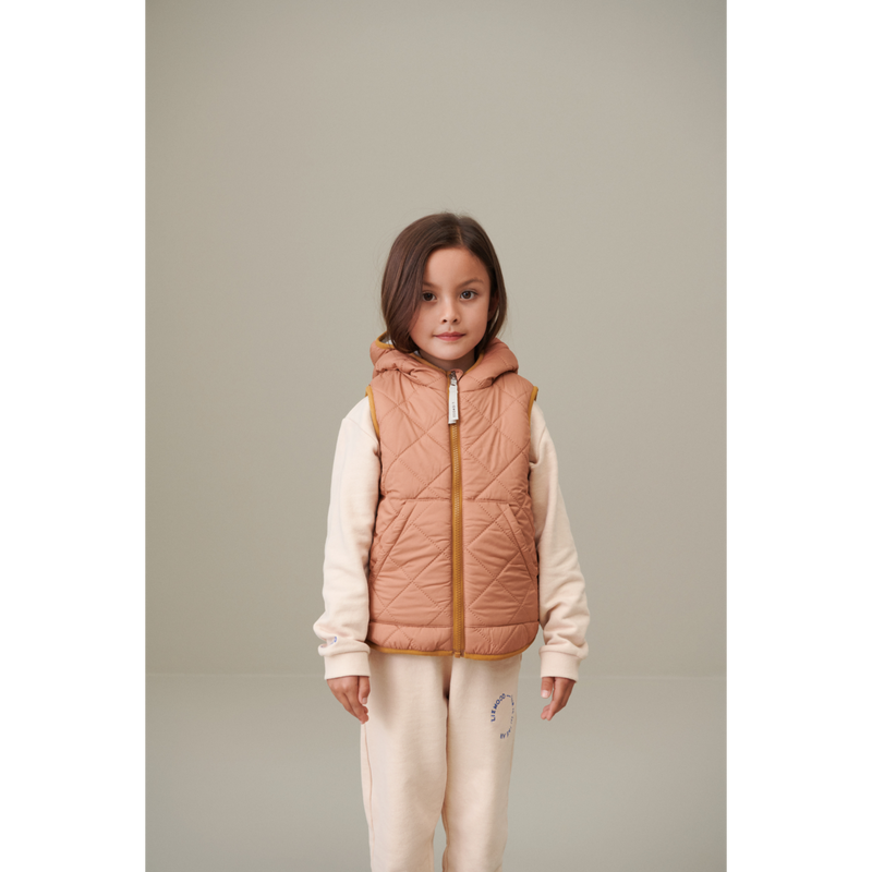 LIEWOOD Diana vendbar vest - Tuscany rose / Sandy - Vest