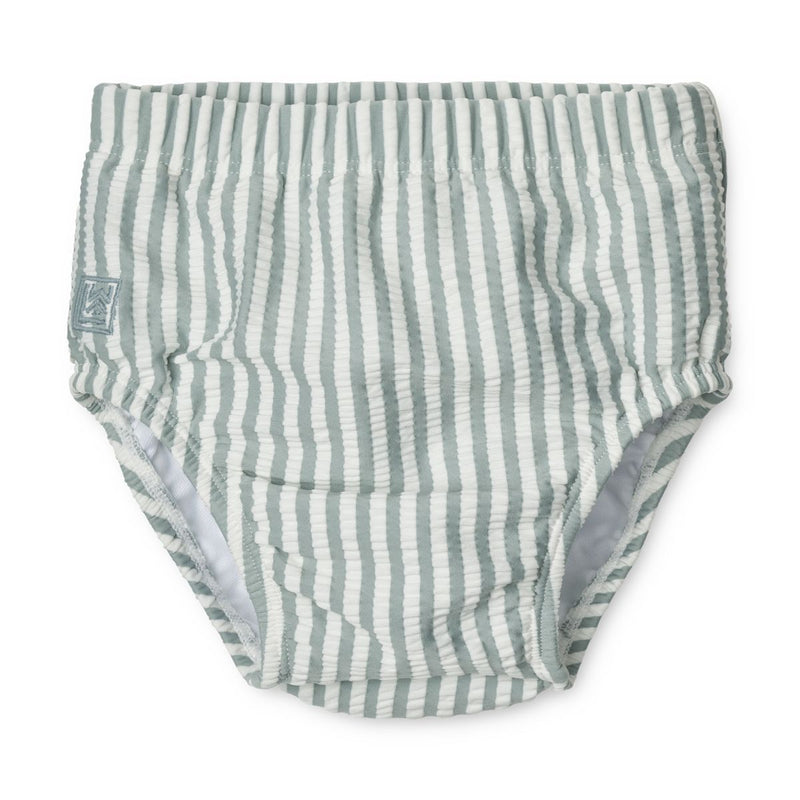 LIEWOOD Anthony baby svømmebukser - Y/D stripe: Sea blue/white - Badebukser
