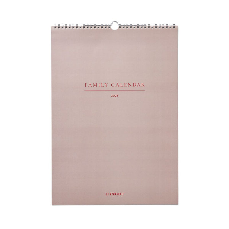 LIEWOOD Artie familiekalender - Tuscany rose mix - Kalender