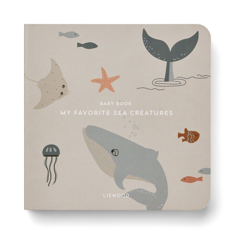 LIEWOOD Bertie Babybog - Sea creature / Sandy - Babybog
