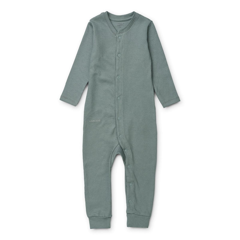 LIEWOOD Birk pyjamas jumpsuit - Blue fog - Pyjamas Jumpsuits