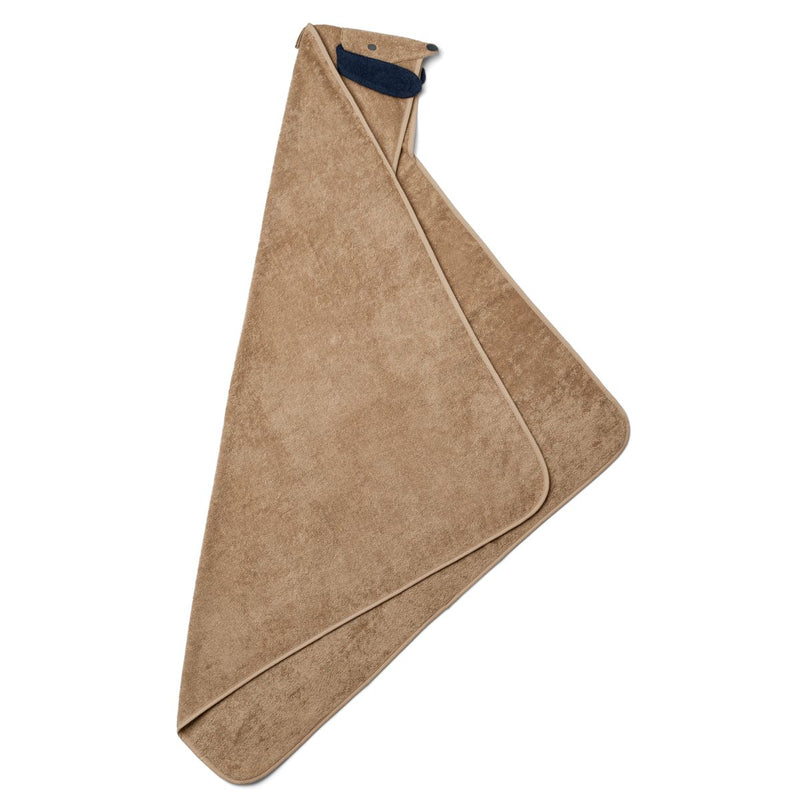 LIEWOOD Augusta juniorhåndklæde med hætte - Dog / oat mix - Håndklæder / Vaskeklude