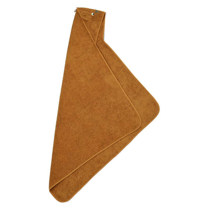 LIEWOOD Augusta juniorhåndklæde med hætte - Kangaroo / golden caramel - Håndklæder / Vaskeklude