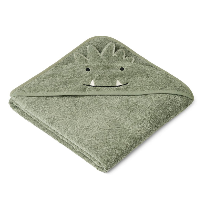 LIEWOOD Augusta juniorhåndklæde med hætte - Faune green - Håndklæder / Vaskeklude