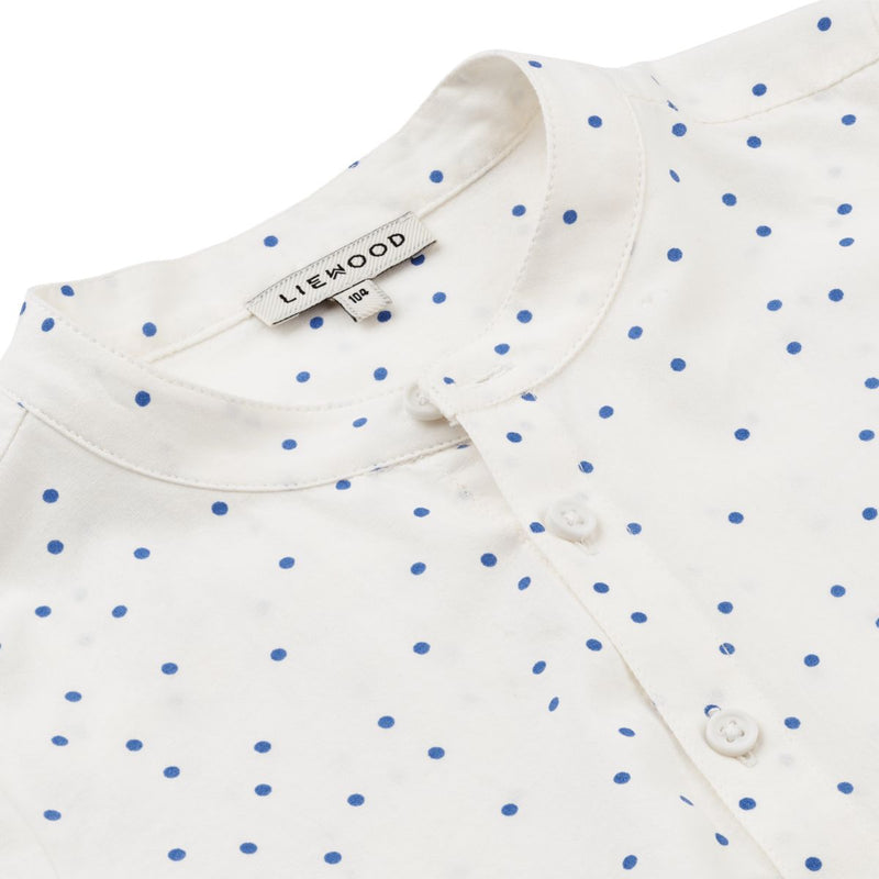 LIEWOOD Austin printet skjorte - Dot / Riverside - Trøjer