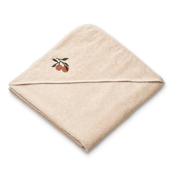 LIEWOOD Goya håndklæde med hætte - Peach / Sea shell - Håndklæder / Vaskeklude