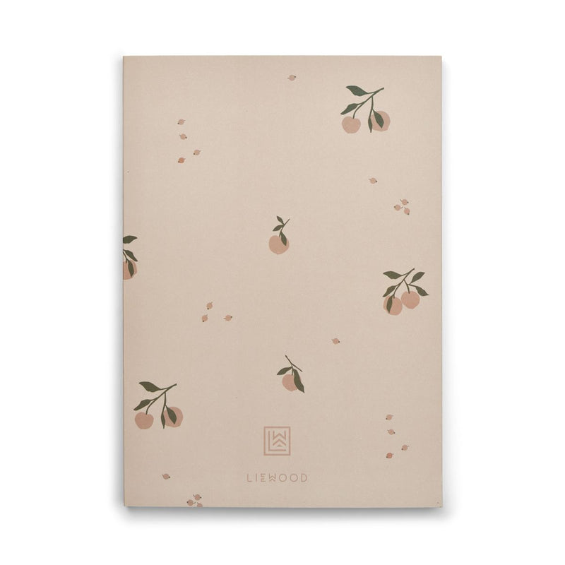 LIEWOOD Jae notesbog medium - Peach / Sea shell - Notesbog