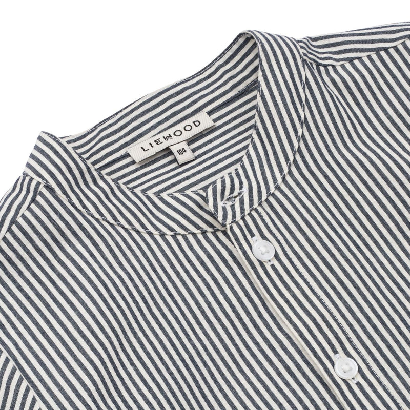 LIEWOOD Austin skjorte - Y/D Stripe Classic navy / Creme de la creme - Trøjer