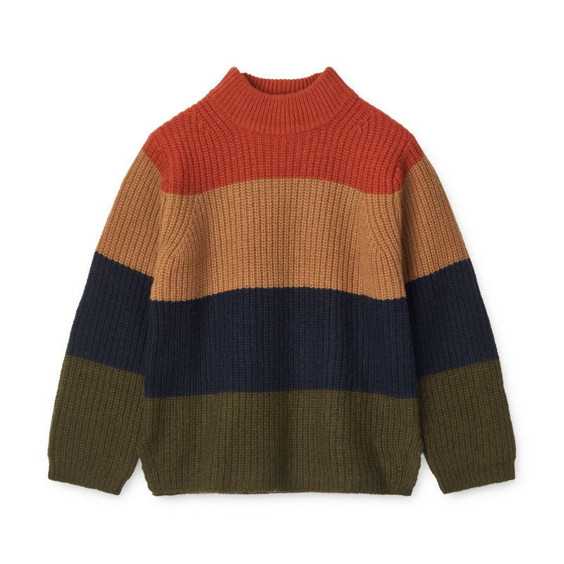 LIEWOOD Cali sweater - Army brown multi mix - Sweater