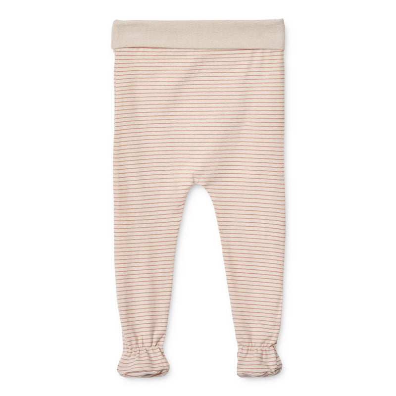 LIEWOOD Facu leggings, stribede - Y/D Stripe Sandy / Tuscany rose - Leggings